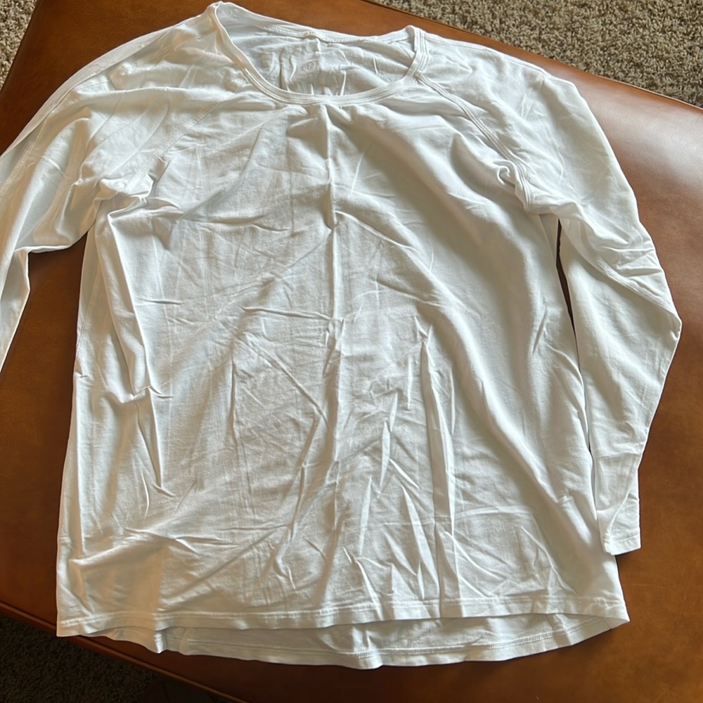 Lululemon Emerald long sleeve shirt, women’s, 10, white